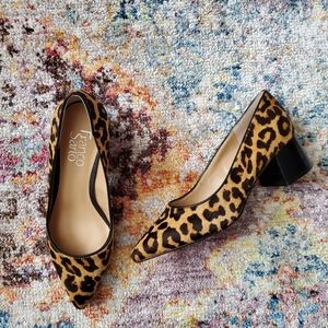 NWOT Franco Sarto leopard print pumps 6